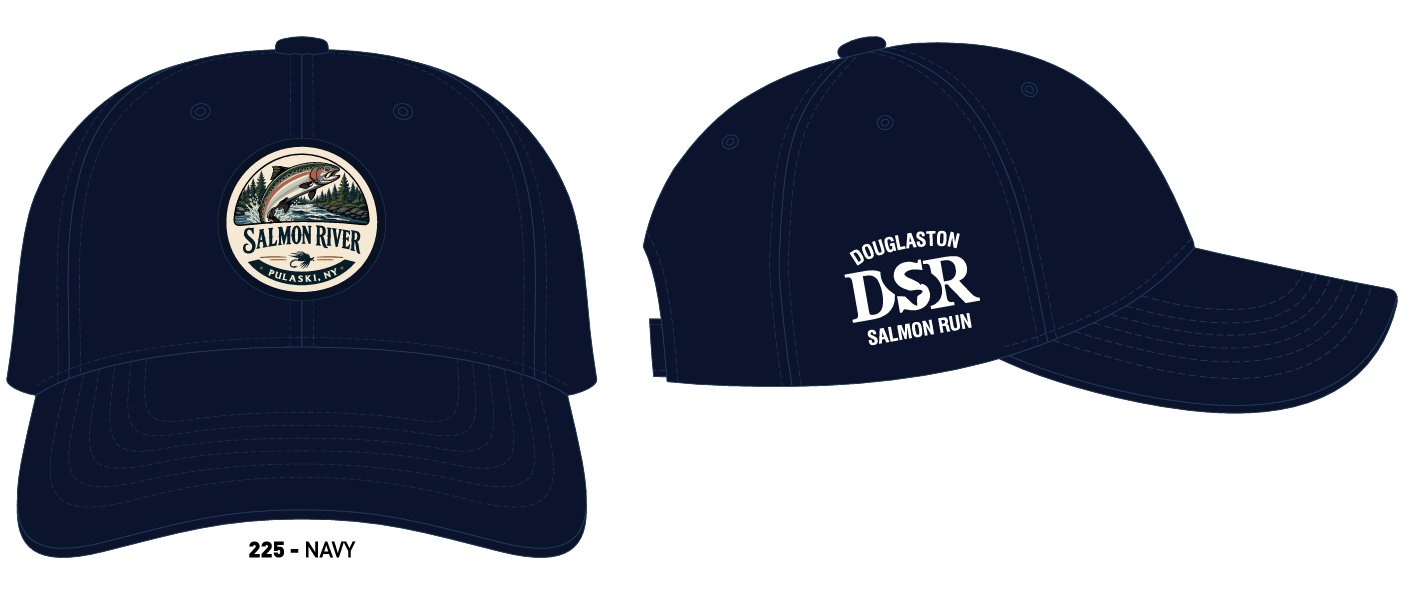 Navy Salmon River Hat